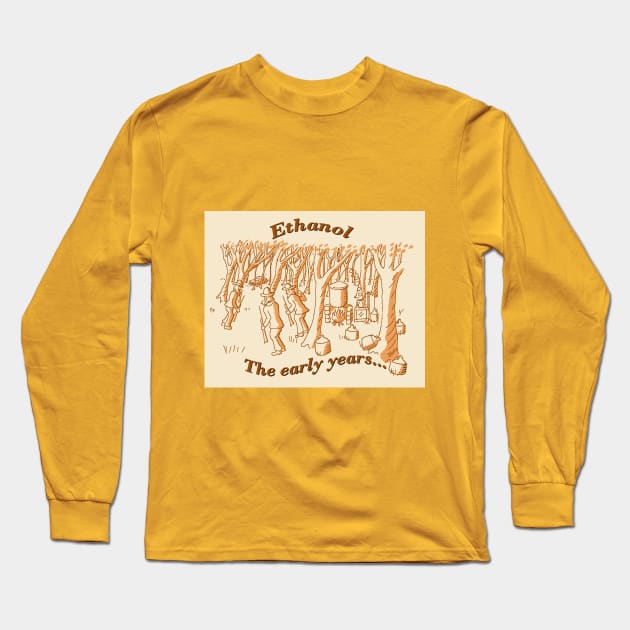 Ethanol, the early years Long Sleeve T-Shirt by squarepear